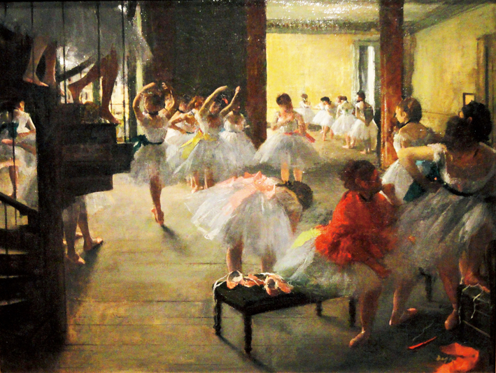  埃德加·德加 Edgar Degas—— 舞蹈课上 (3)